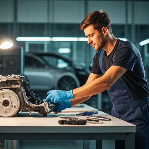 Core Auto Logic technician working on a vehicle module