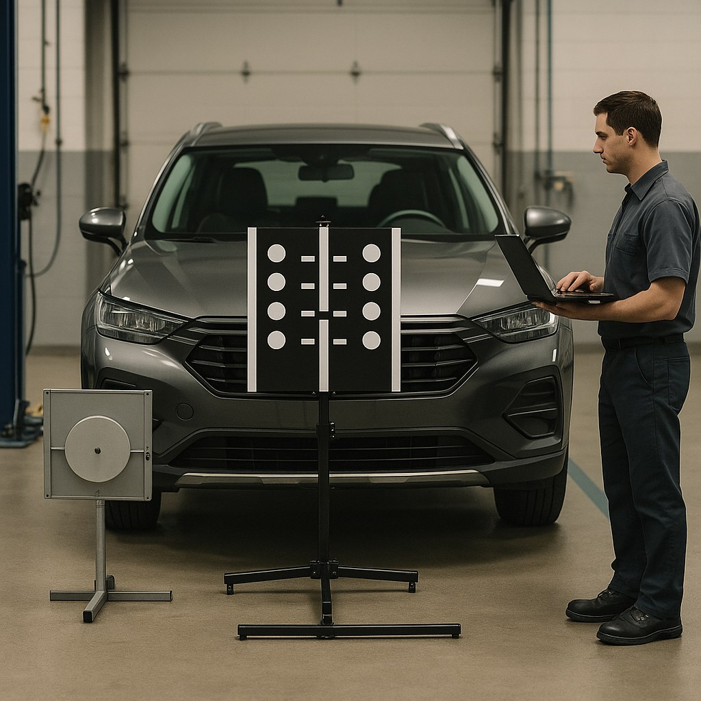 Mobile ADAS calibration and module programming