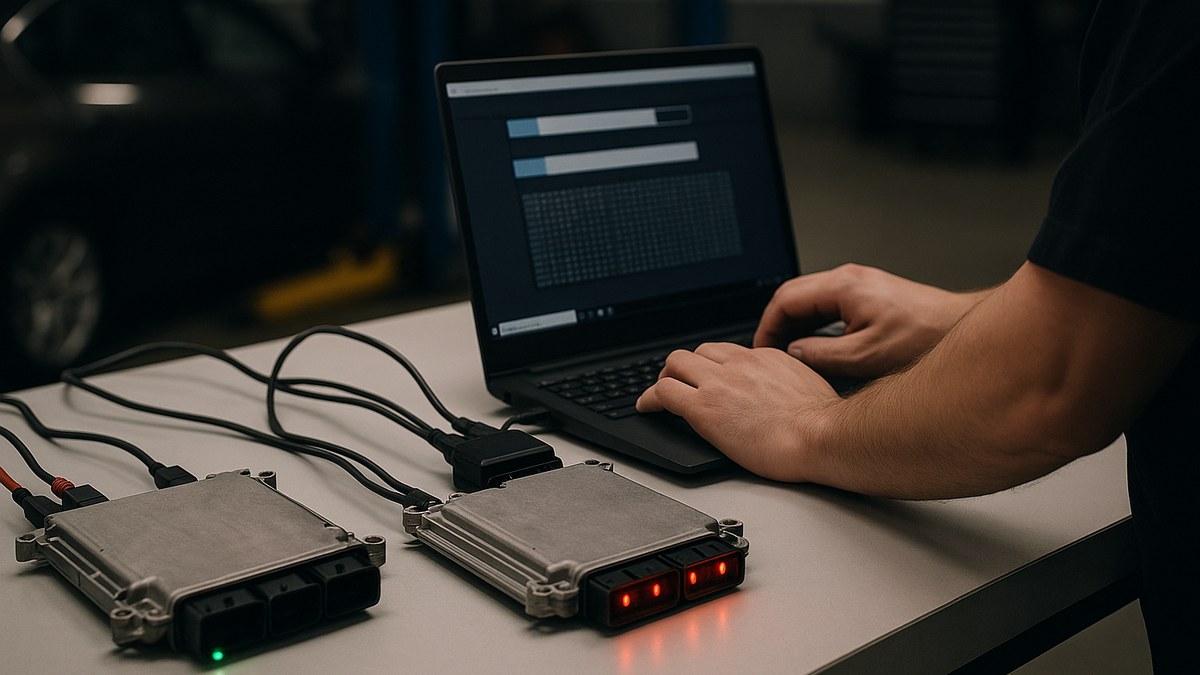 Return with Programming Report - Core Auto Logic ecu-program-clone step 4